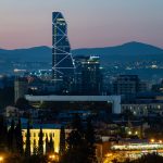 თბილისის skyline ღამით, თანამედროვე შენობები