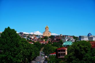 თბილისის ხედები და სიონის ტაძარი, თბილისი