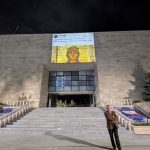 დედოფლის კეტევნის ხატი ირანის ელჩის სახელმწიფო შენობის ფასადზე