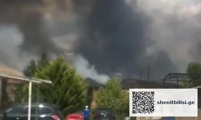 თბილისში, დემეტრე თავდადებულის ქუჩაზე ხანძარია — შენი თბილისი